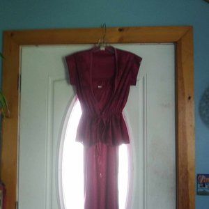 purple two pc summer dress